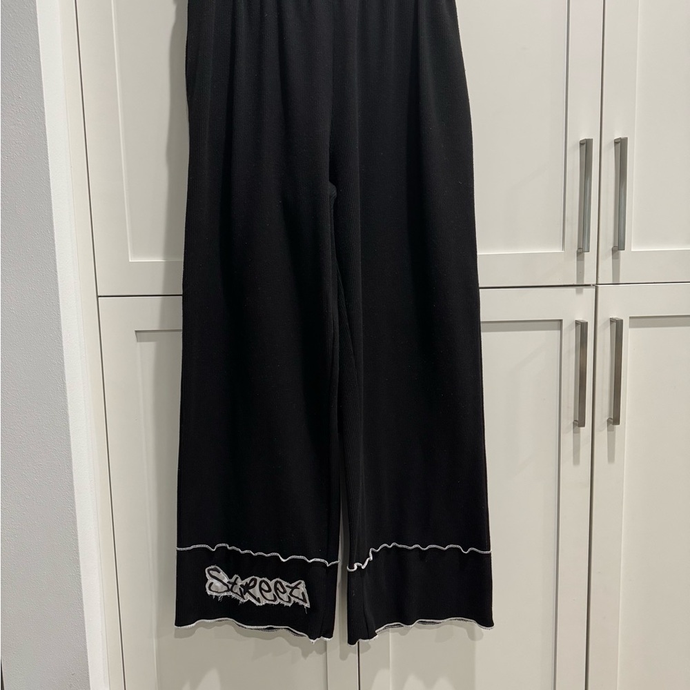 CN-G ladies size Large black elastic waist pants